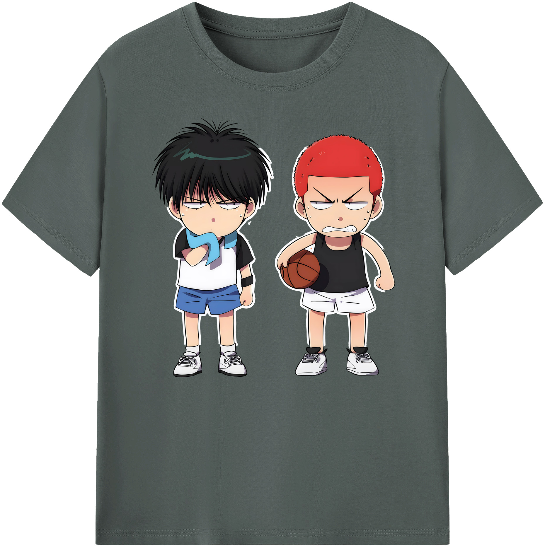 （画像用） SLAM DUNK／スラムダンク 綿100％ メンズ半袖Tシャツ｜肌触りやわらか＆通気性